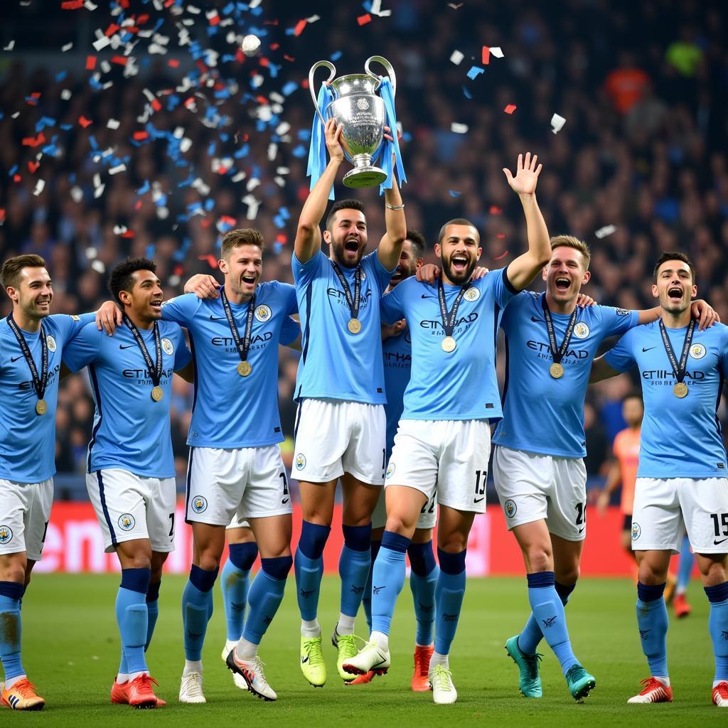 Man City chinh phục Champions League