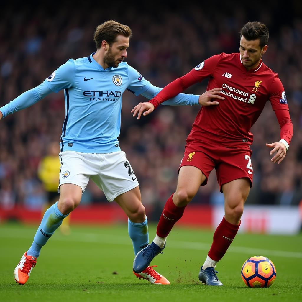 Man City vs Liverpool Ngoại Hạng Anh 2022