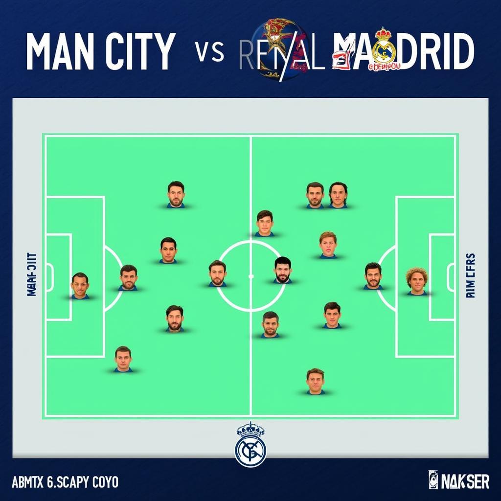 Man City vs Real Madrid Chiến Thuật