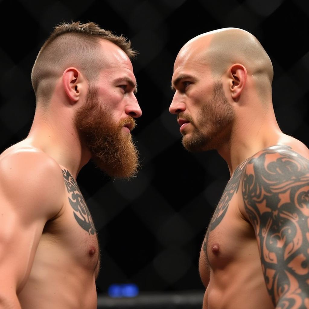 McGregor và Diaz đối mặt