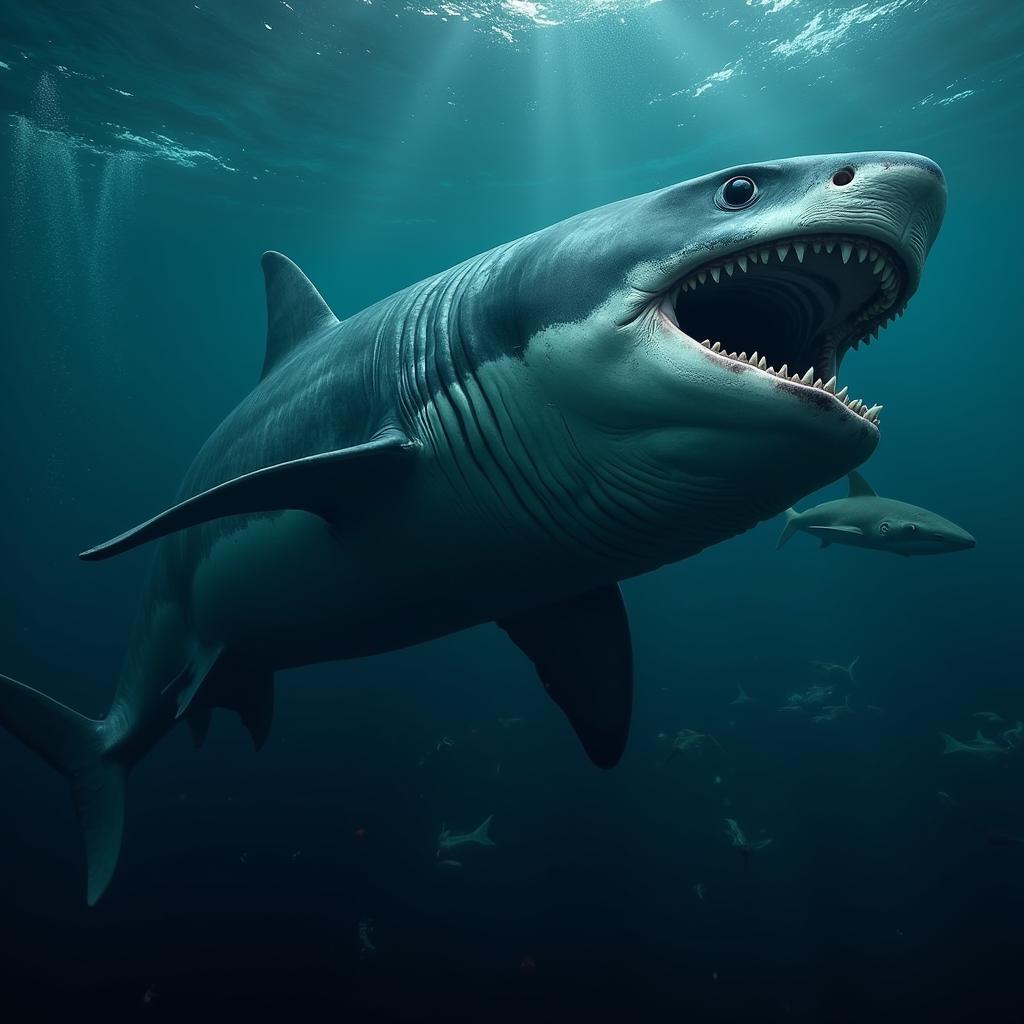 Megalodon săn mồi