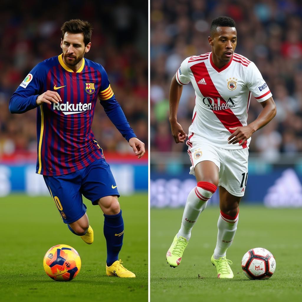 Messi thể hiện kỹ thuật, Mbappe bứt tốc