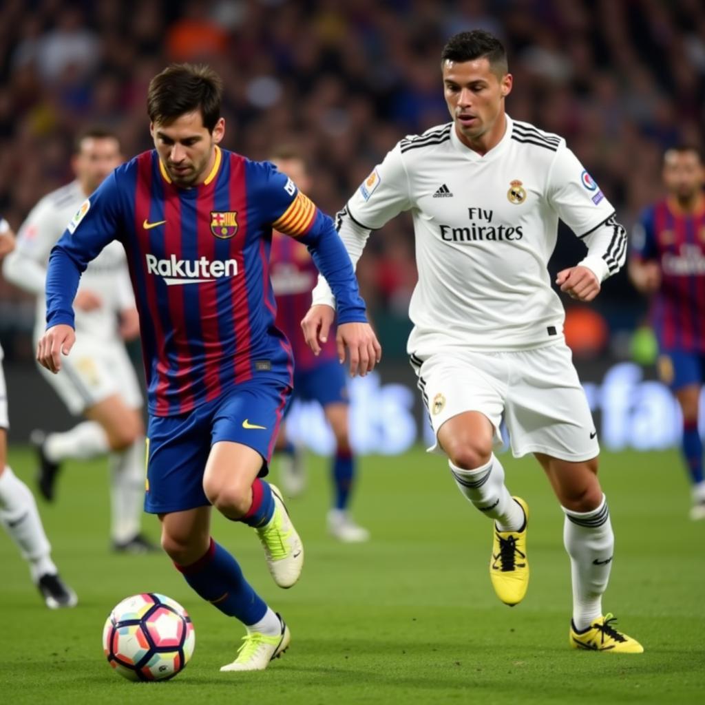 Messi và Ronaldo đối đầu trong trận El Clasico