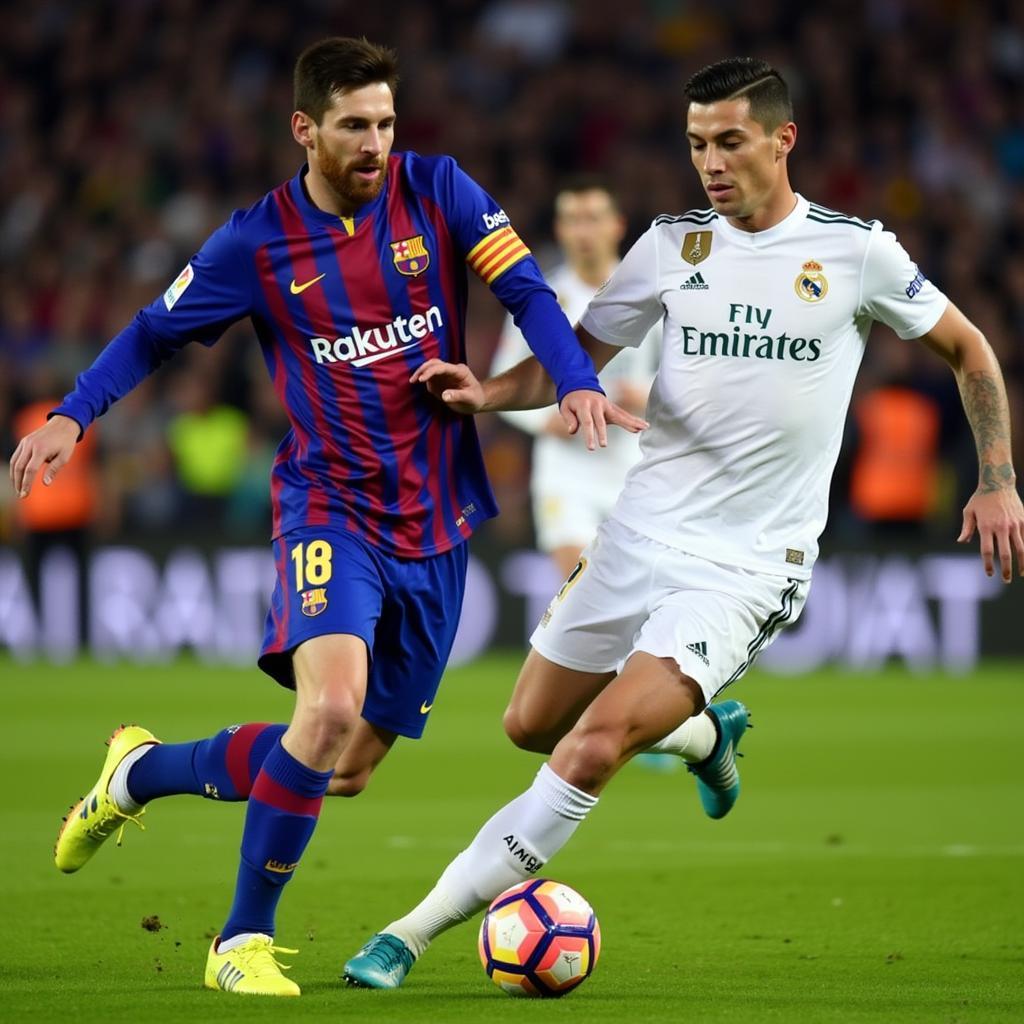 Messi và Ronaldo đối đầu trong trận El Clasico