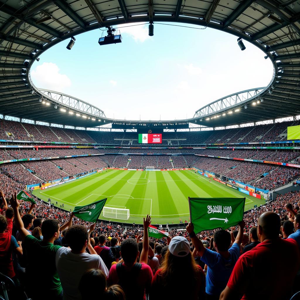 Mexico vs Ả Rập Xê Út khán giả