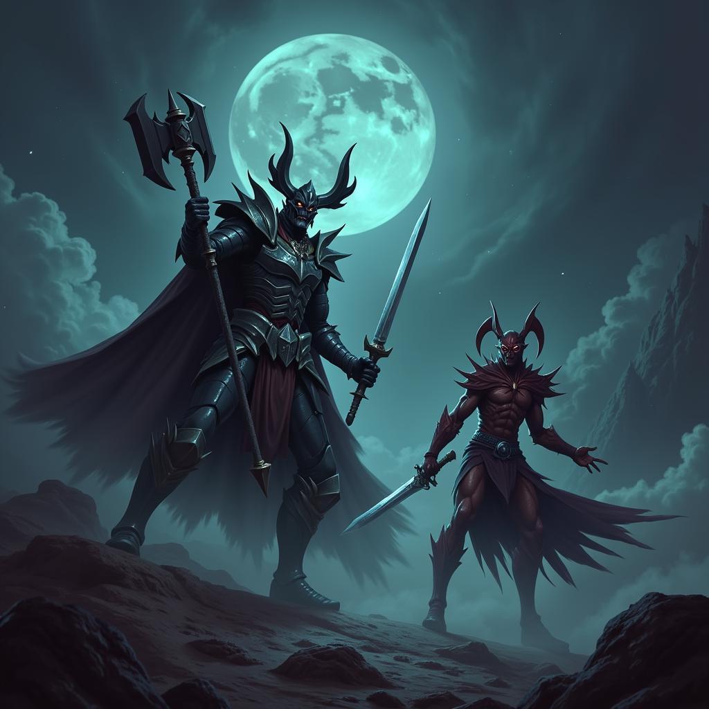 Mordekaiser sử dụng chiêu cuối lên Aatrox