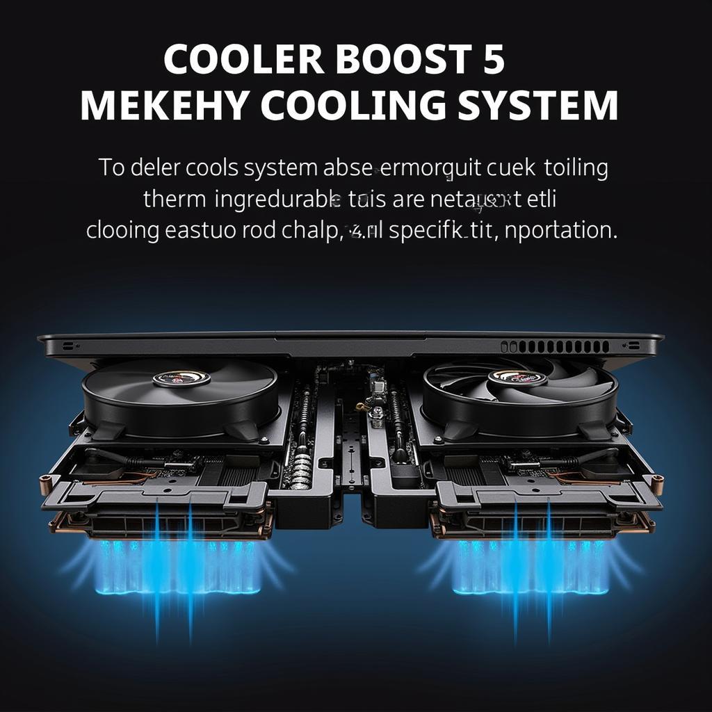 Hệ thống tản nhiệt Cooler Boost 5 trên MSI Katana 15 B56F2