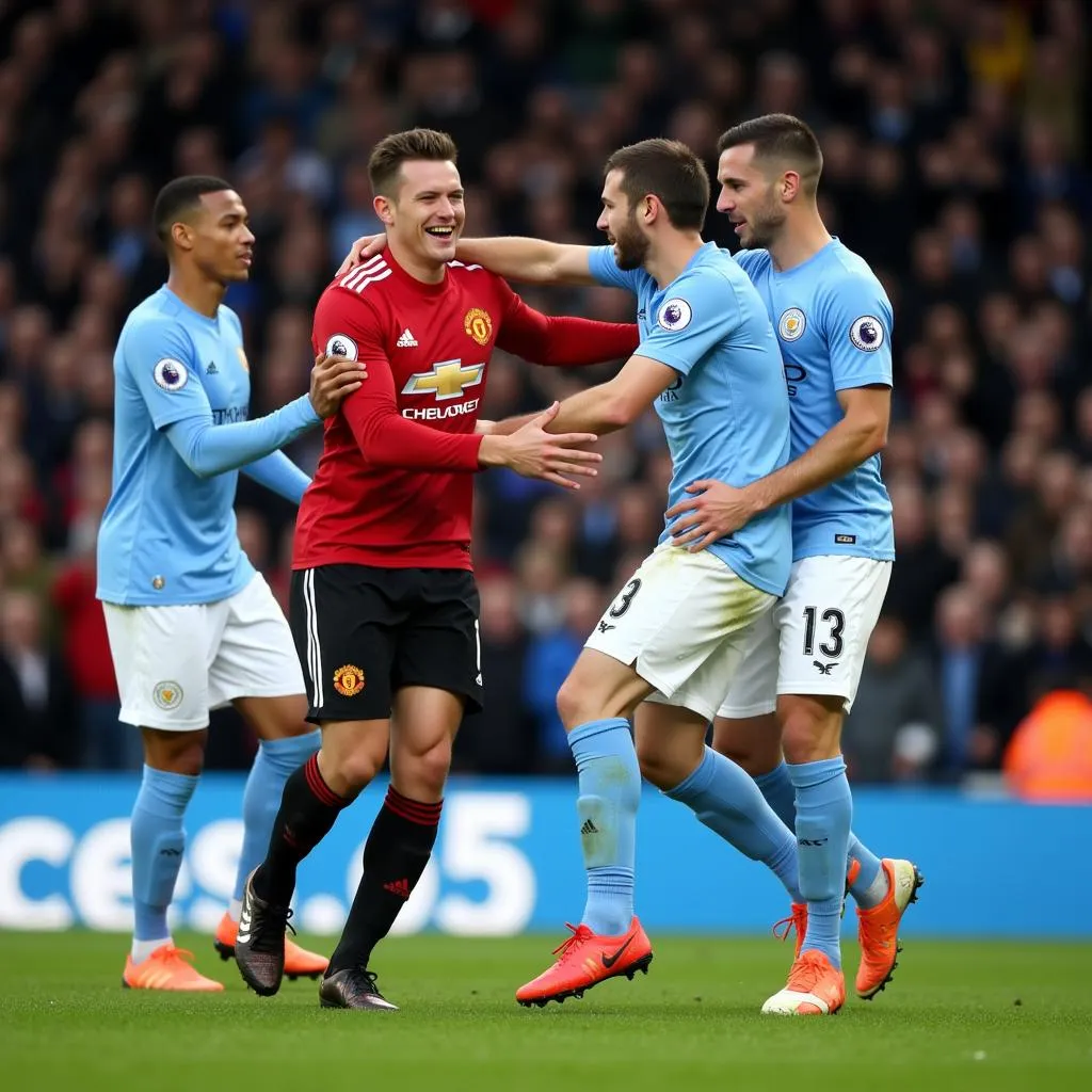 Lịch sử đối đầu giữa MU và Man City