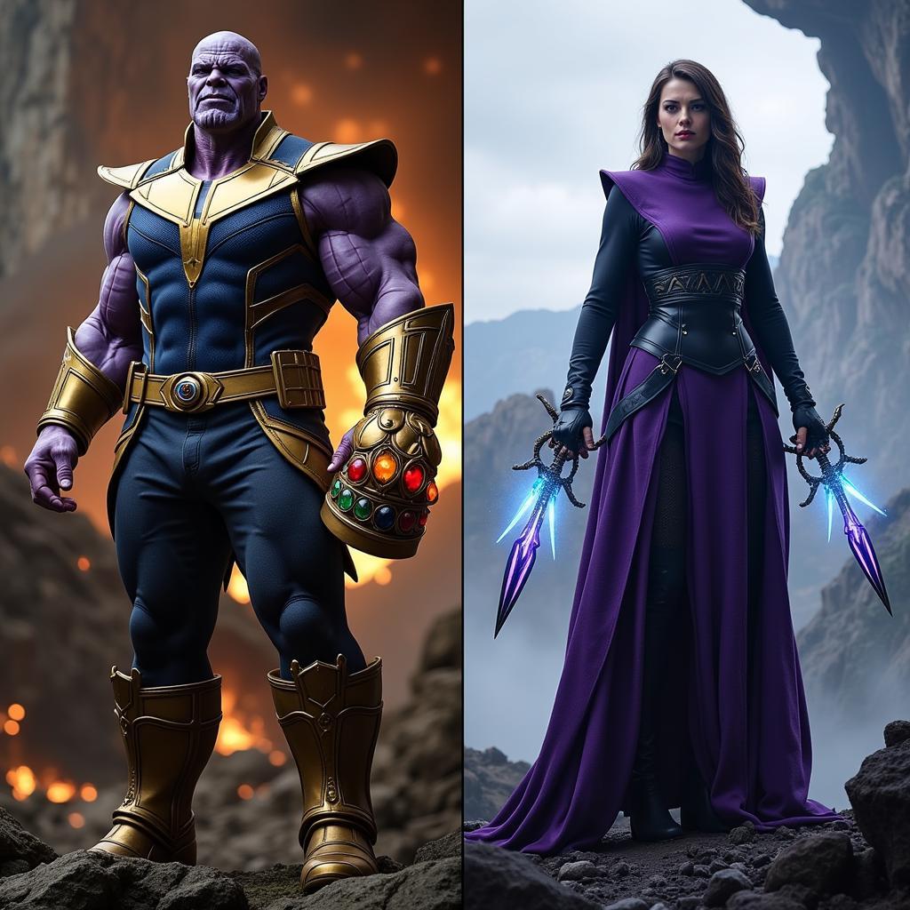 Năng lực đặc biệt của Thanos và Hela