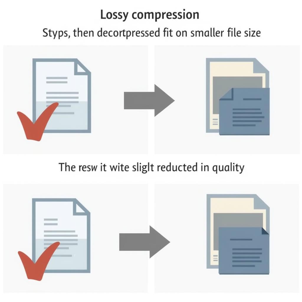 Minh họa nén mất dữ liệu Lossy Compression