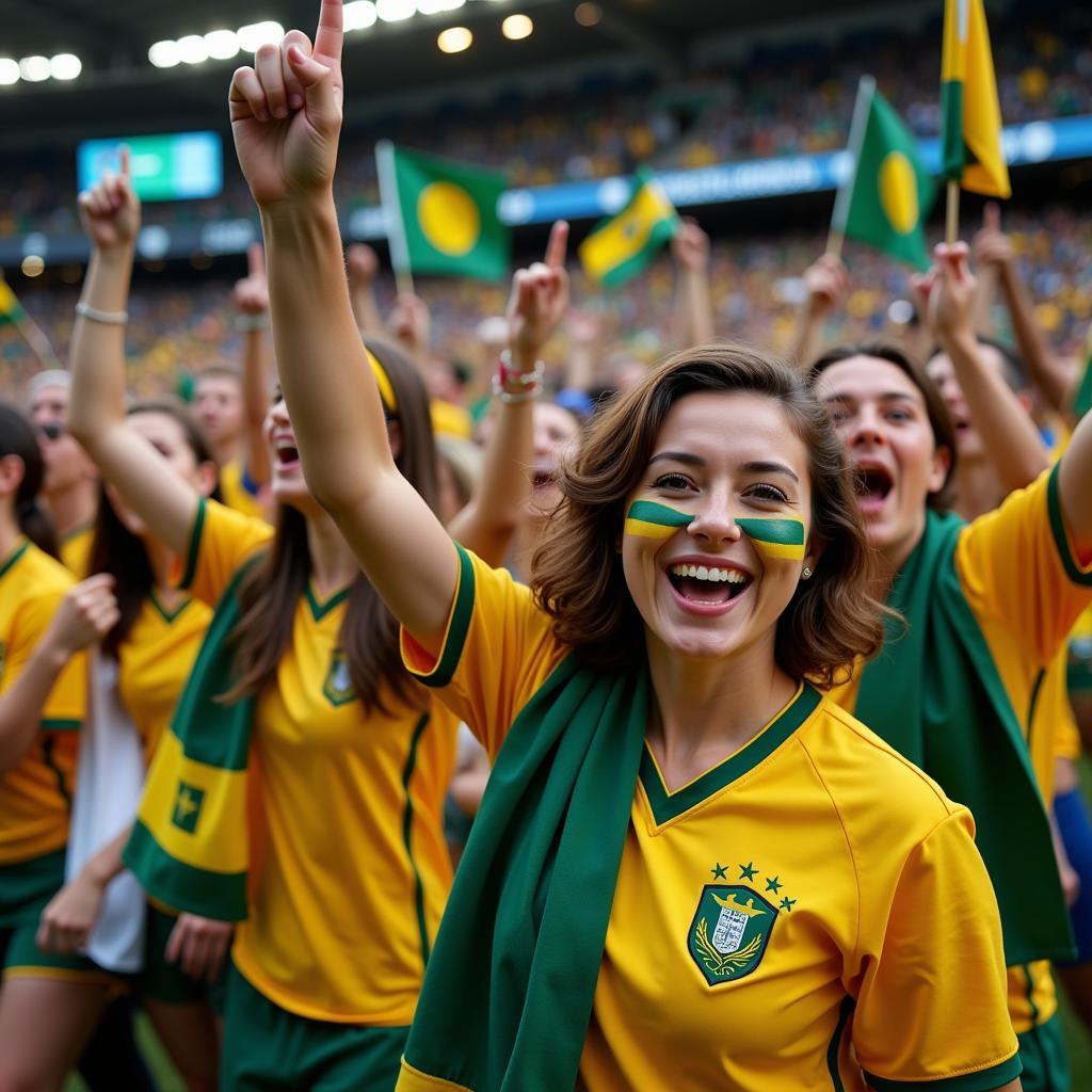 Passionate Australian Football Fans