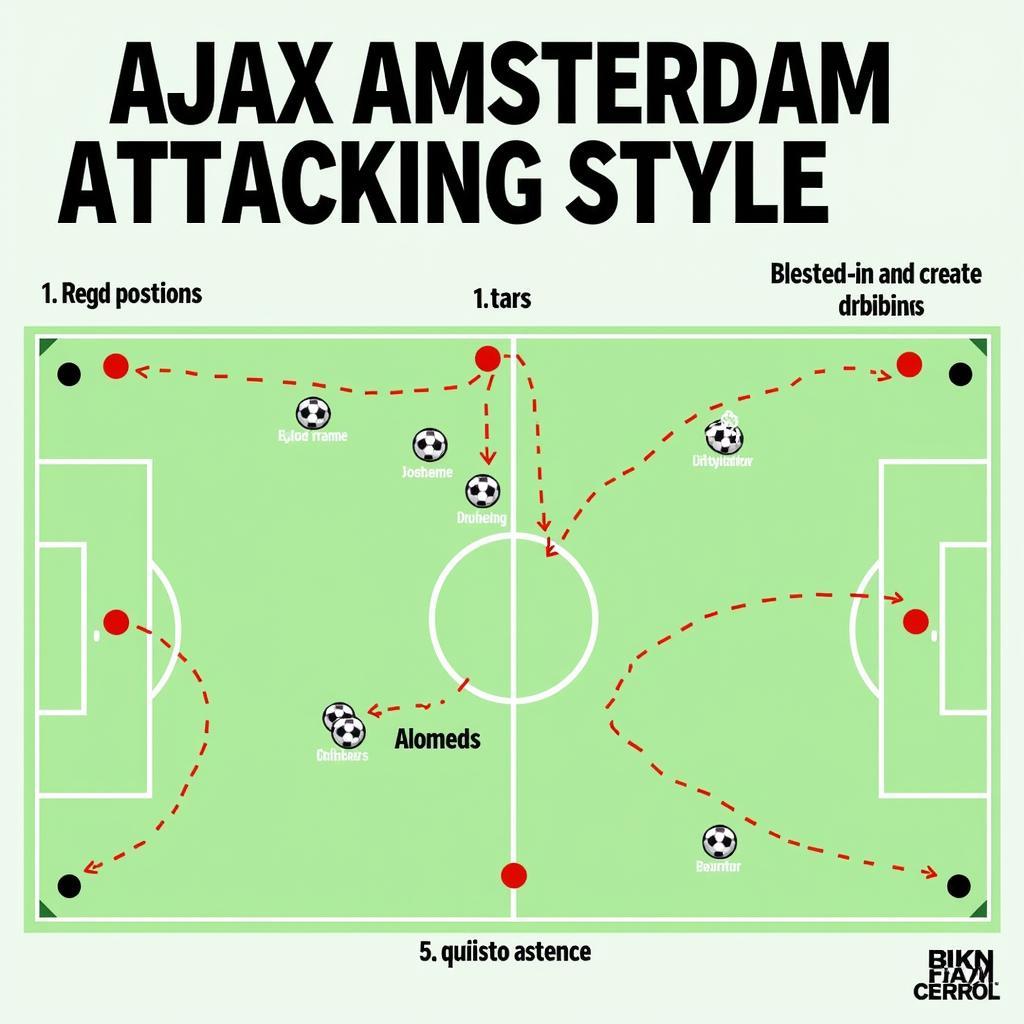 Lối chơi tấn công của Ajax Amsterdam