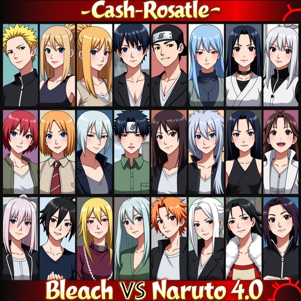 Nhân Vật Trong Bleach vs Naruto 4.0