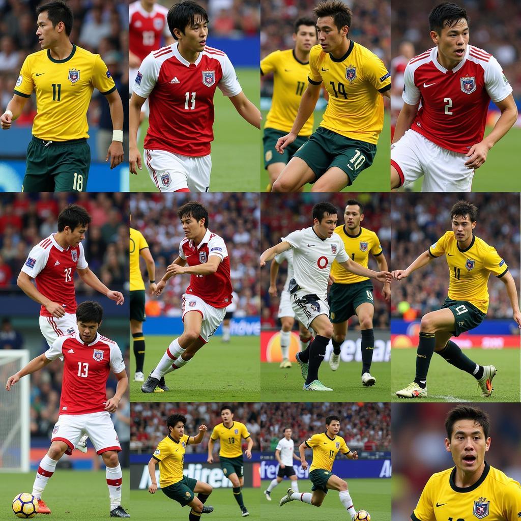 Nhật vs Australia: Cuộc Đối Đầu Nảy Lửa Trên Sân Cỏ