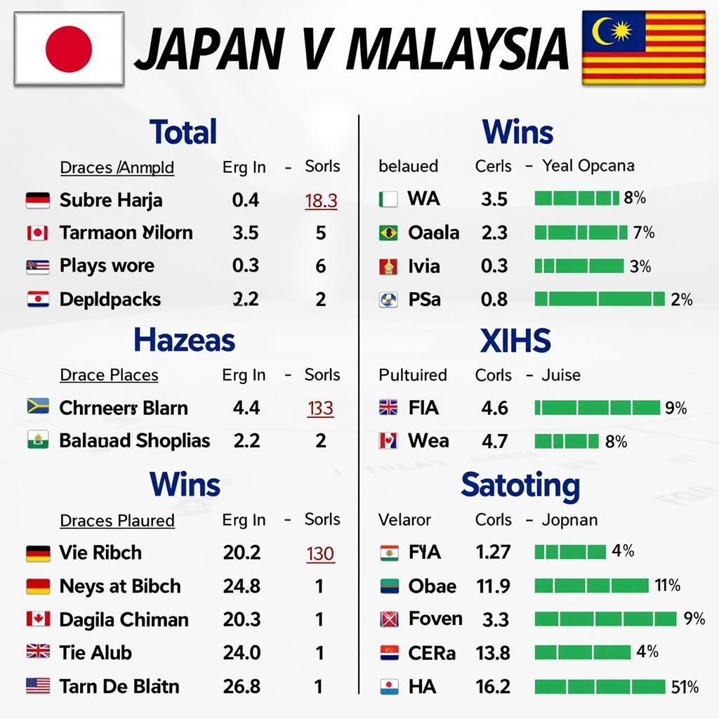 Lịch sử đối đầu Nhật Bản vs Malaysia