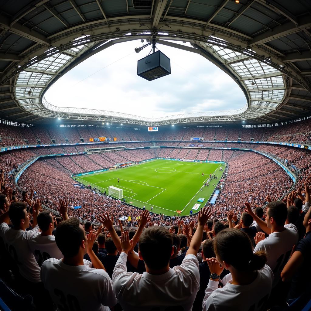 Niềm vui nổ tung trên sân Bernabeu