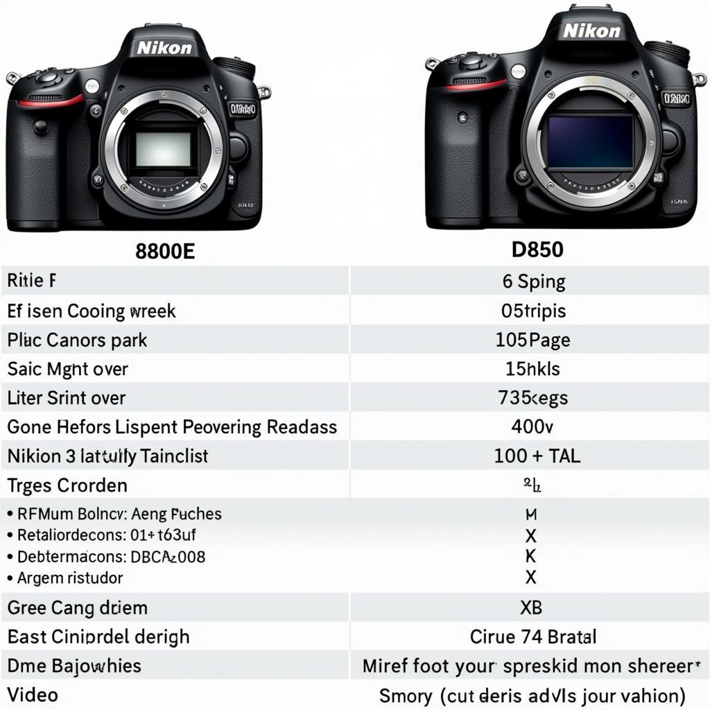 Nikon D800E vs D850: Khả năng quay phim