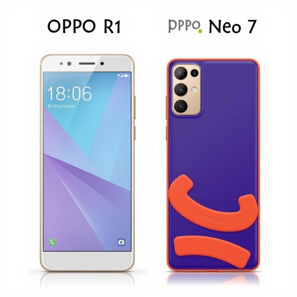 OPPO R1 và OPPO Neo 7: Thiết kế