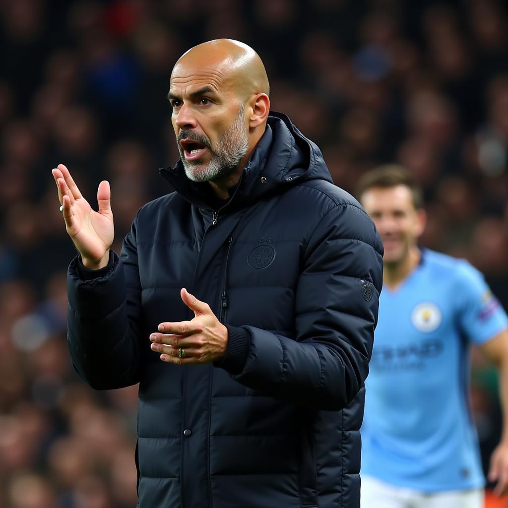 Pep Guardiola chỉ đạo Man City