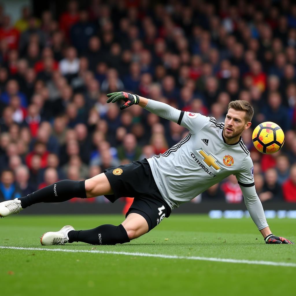 Pha cứu thua ấn tượng của De Gea