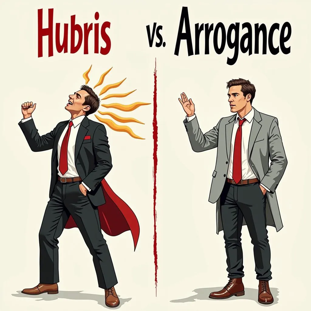 Phân Biệt Hubris và Arrogance