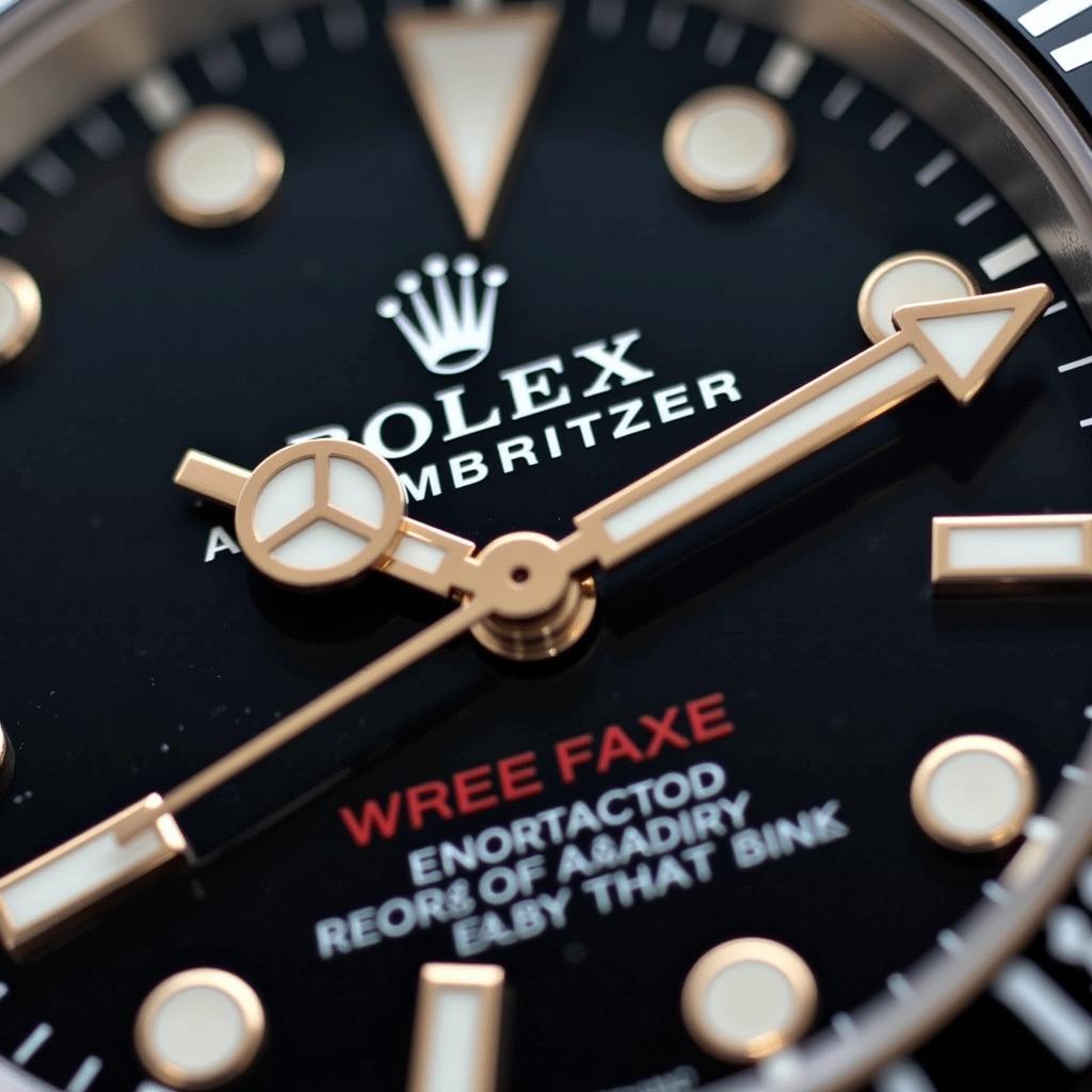 Phân biệt Rolex thật giả