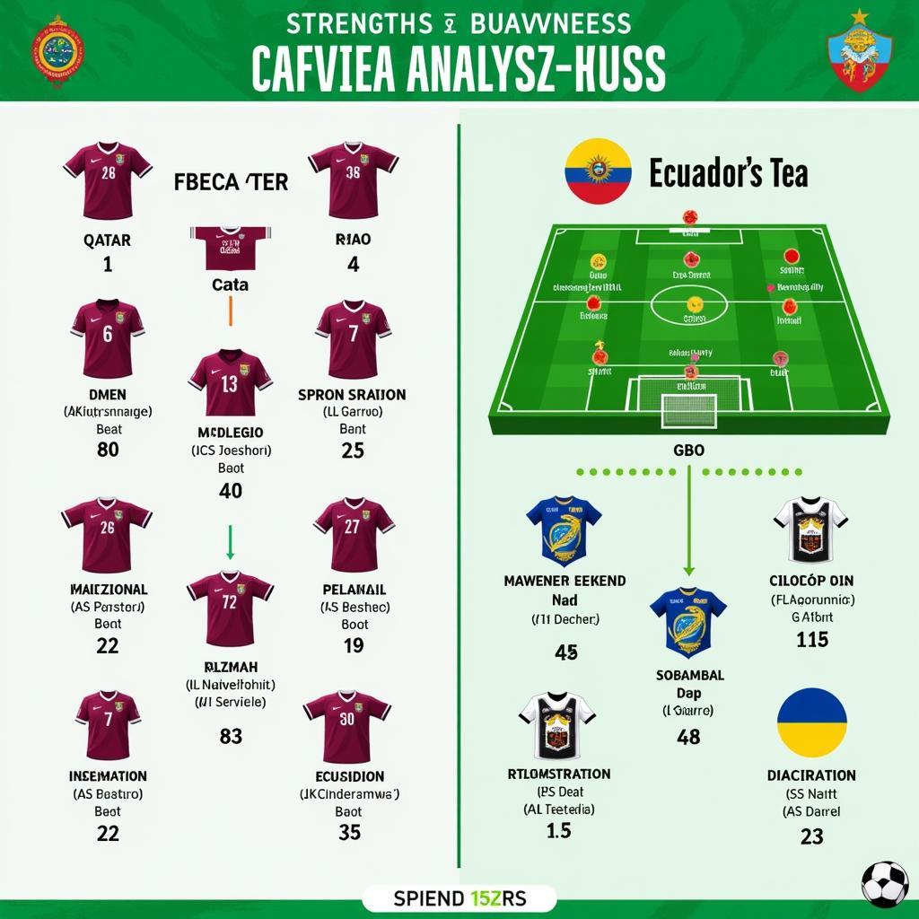 Phân tích sức mạnh Qatar vs Ecuador