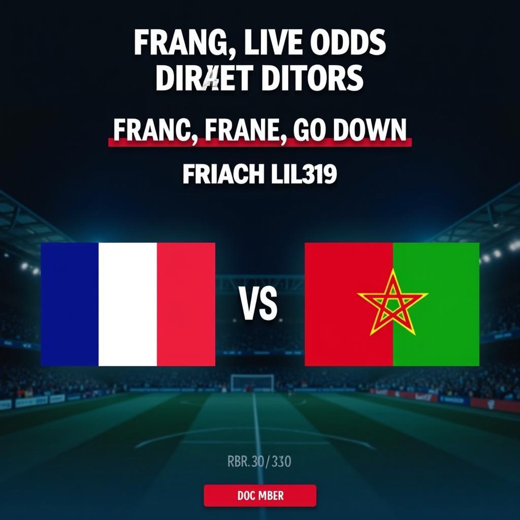 Pháp vs Maroc tỷ lệ kèo