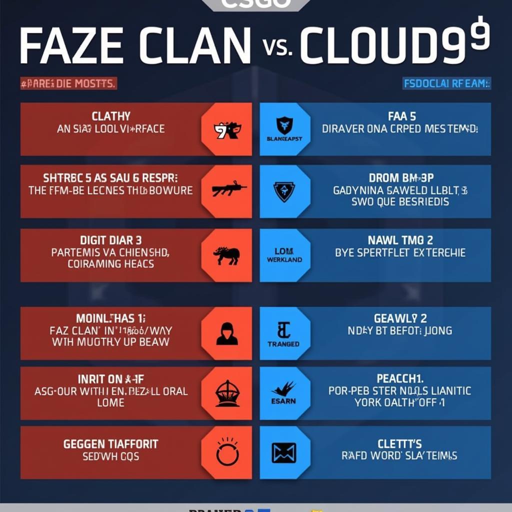 Phong cách thi đấu đối lập giữa FaZe Clan và Cloud9