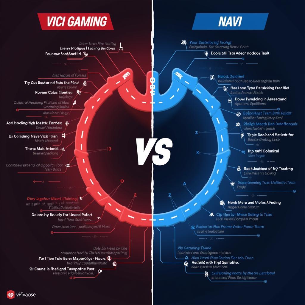 Phong cách thi đấu Vici Gaming vs Navi