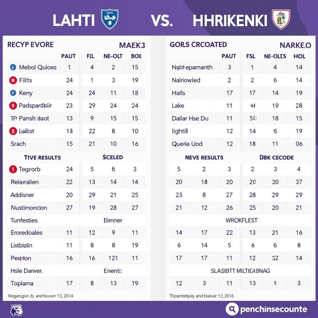 Phong độ gần đây Lahti và HJK Helsinki