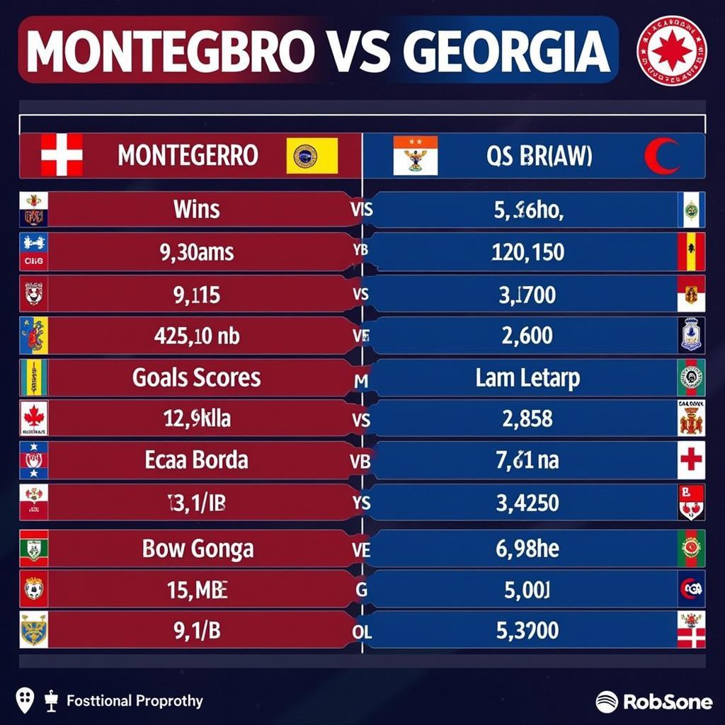 Phong độ gần đây của Montenegro và Georgia