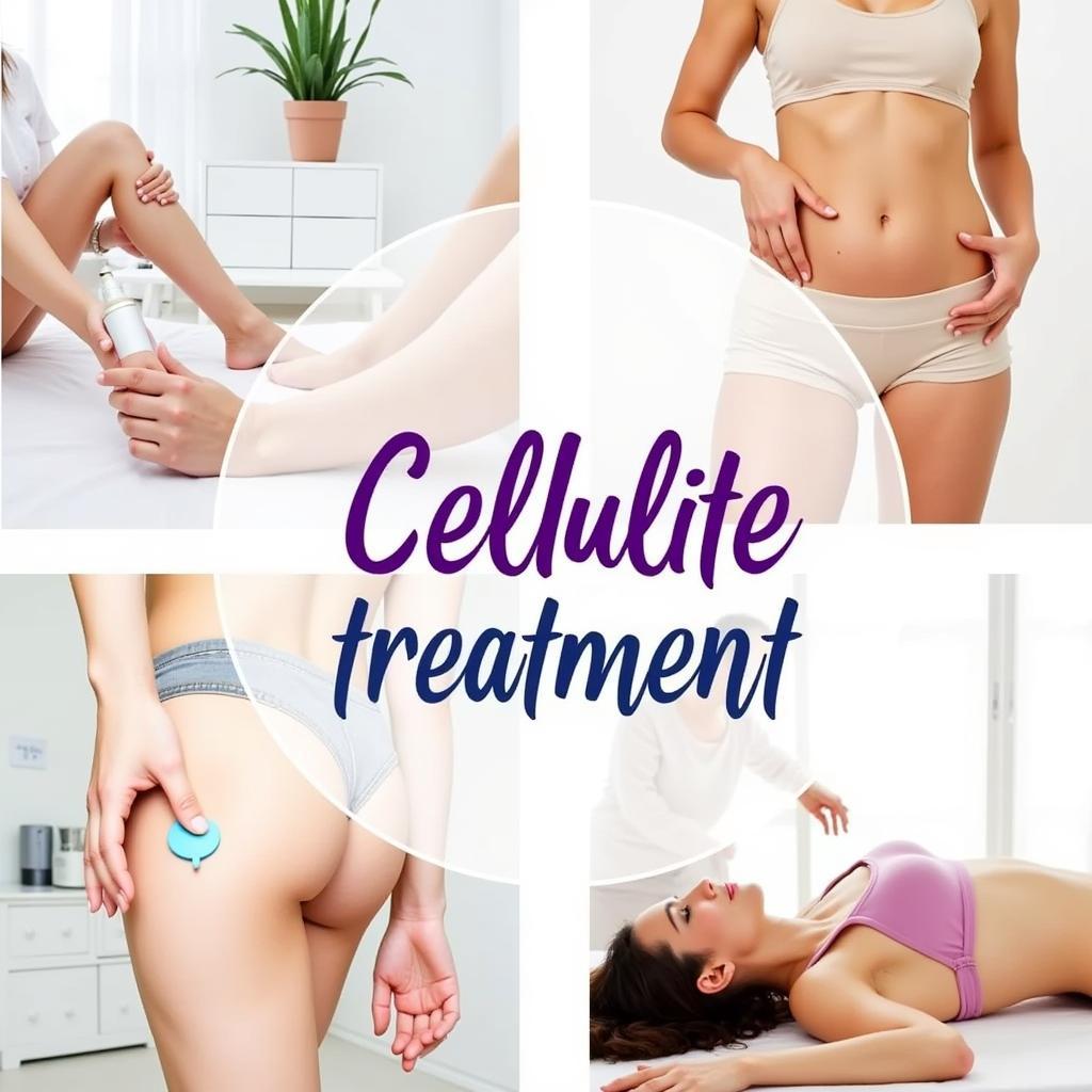 Hình ảnh các phương pháp điều trị cellulite