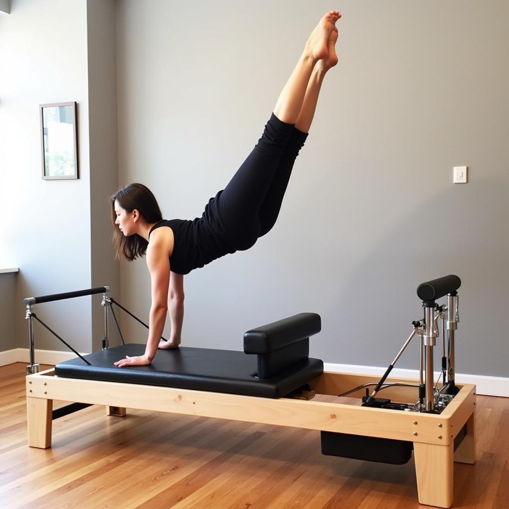 Pilates Workout on a Reformer