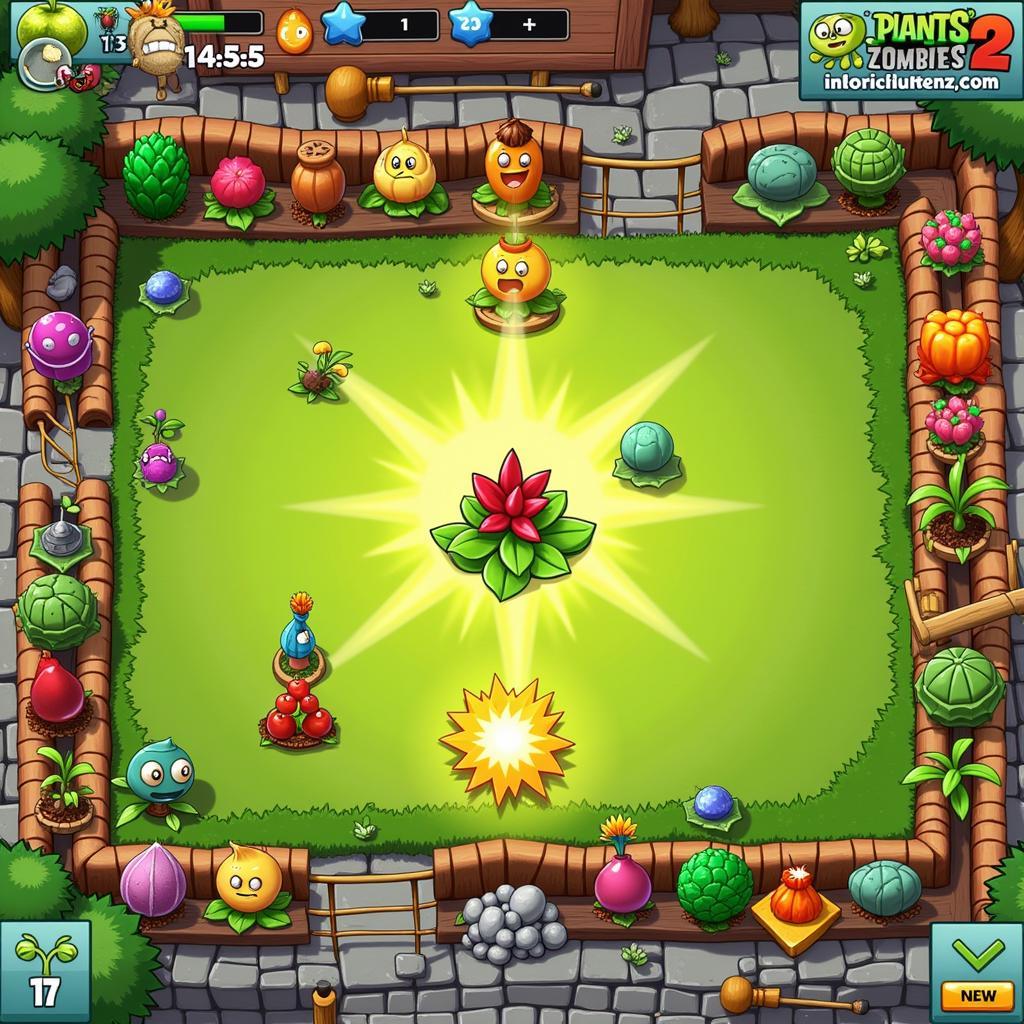 Plants vs Zombies 2 Gameplay Screenshot