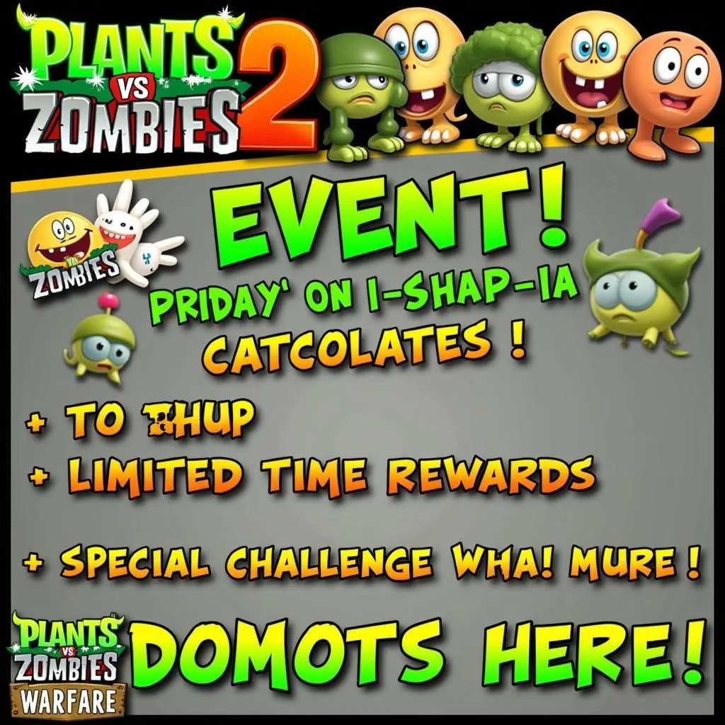 Plants vs Zombies 2 Warfare sự kiện