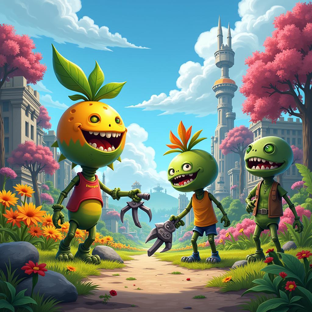 Plants vs Zombies concept art