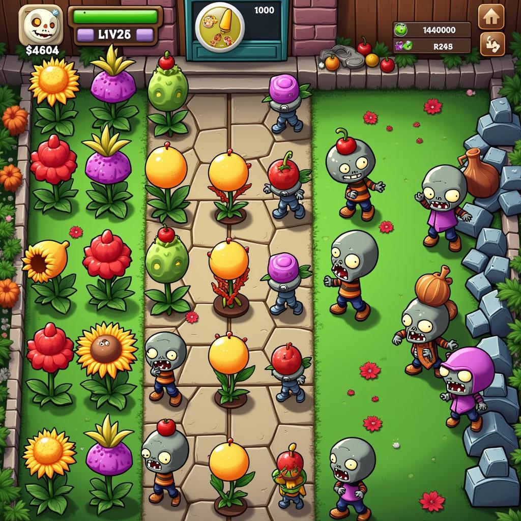 Plants vs. Zombies gameplay