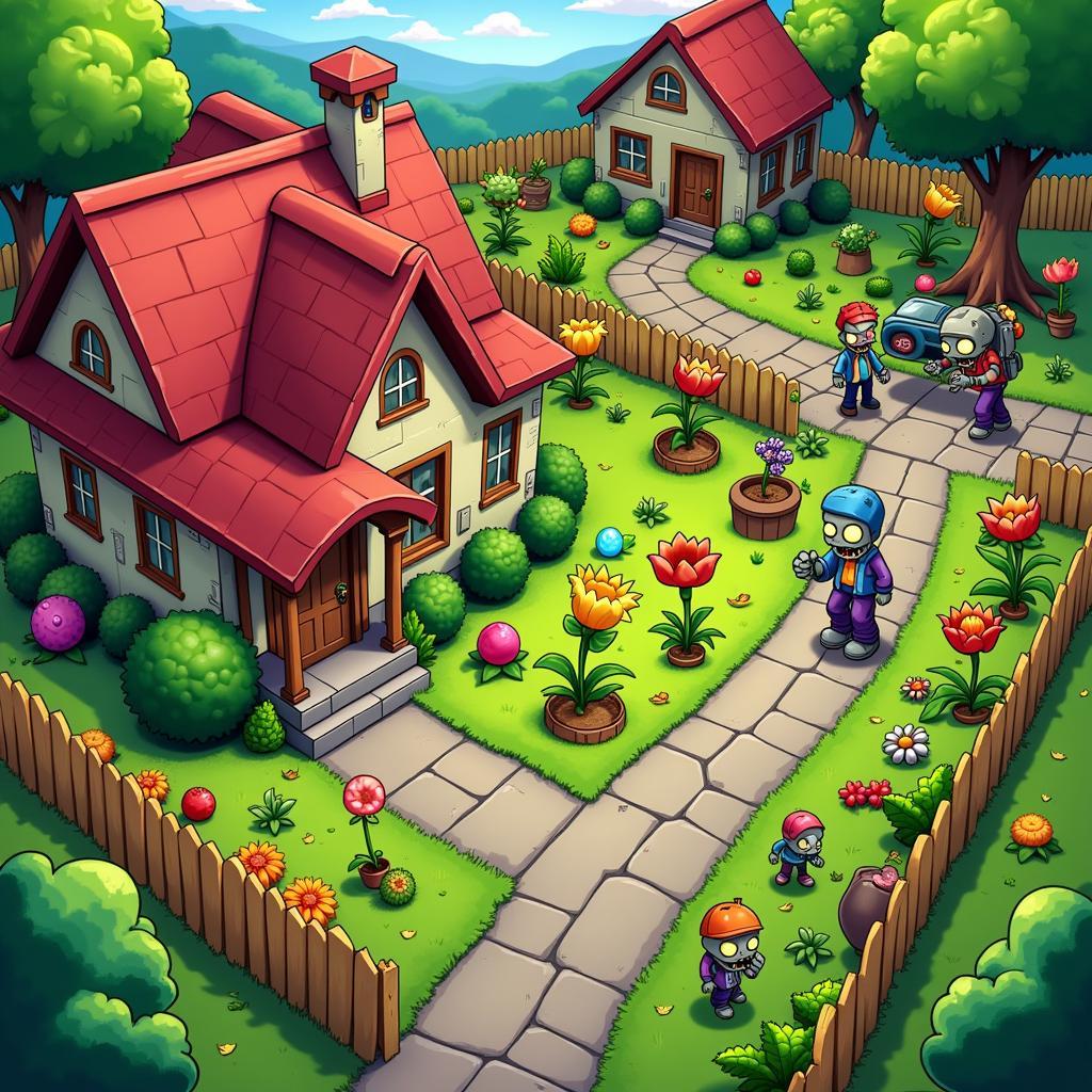 Plants vs Zombies Gameplay Screenshot