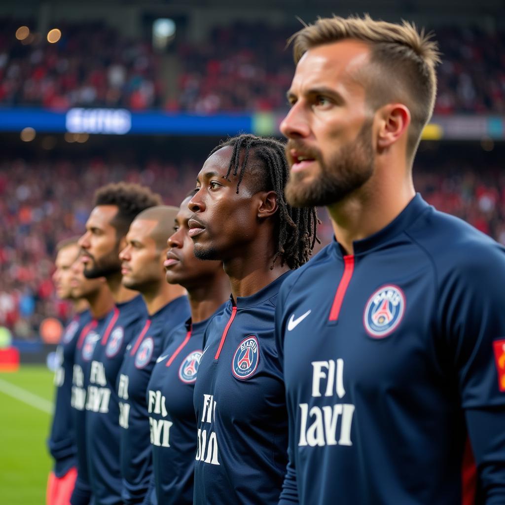 PSG vs Lyon đội hình ra sân