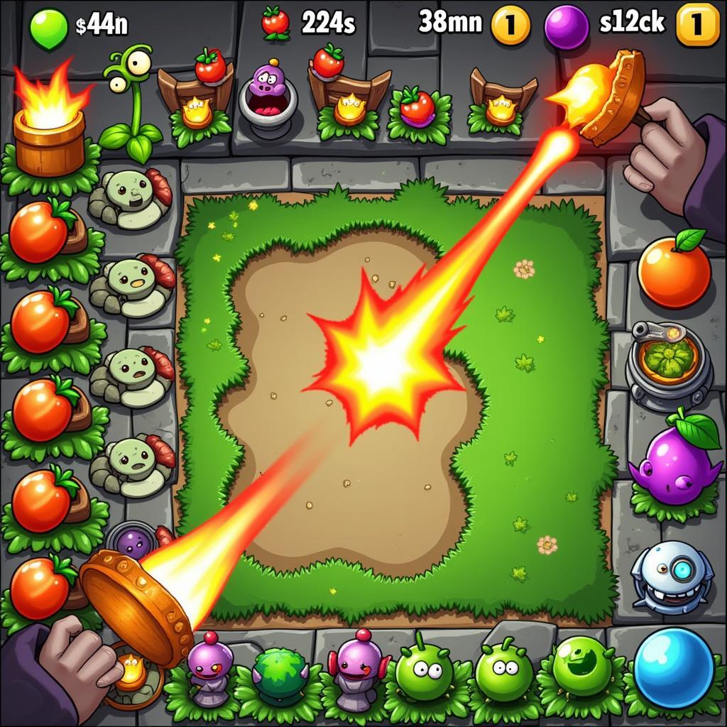 Power-Ups in Plants vs. Zombies