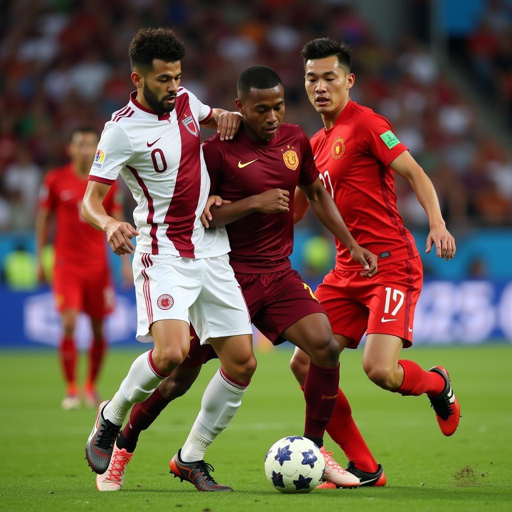 Qatar vs Trung Quốc tại vòng loại World Cup