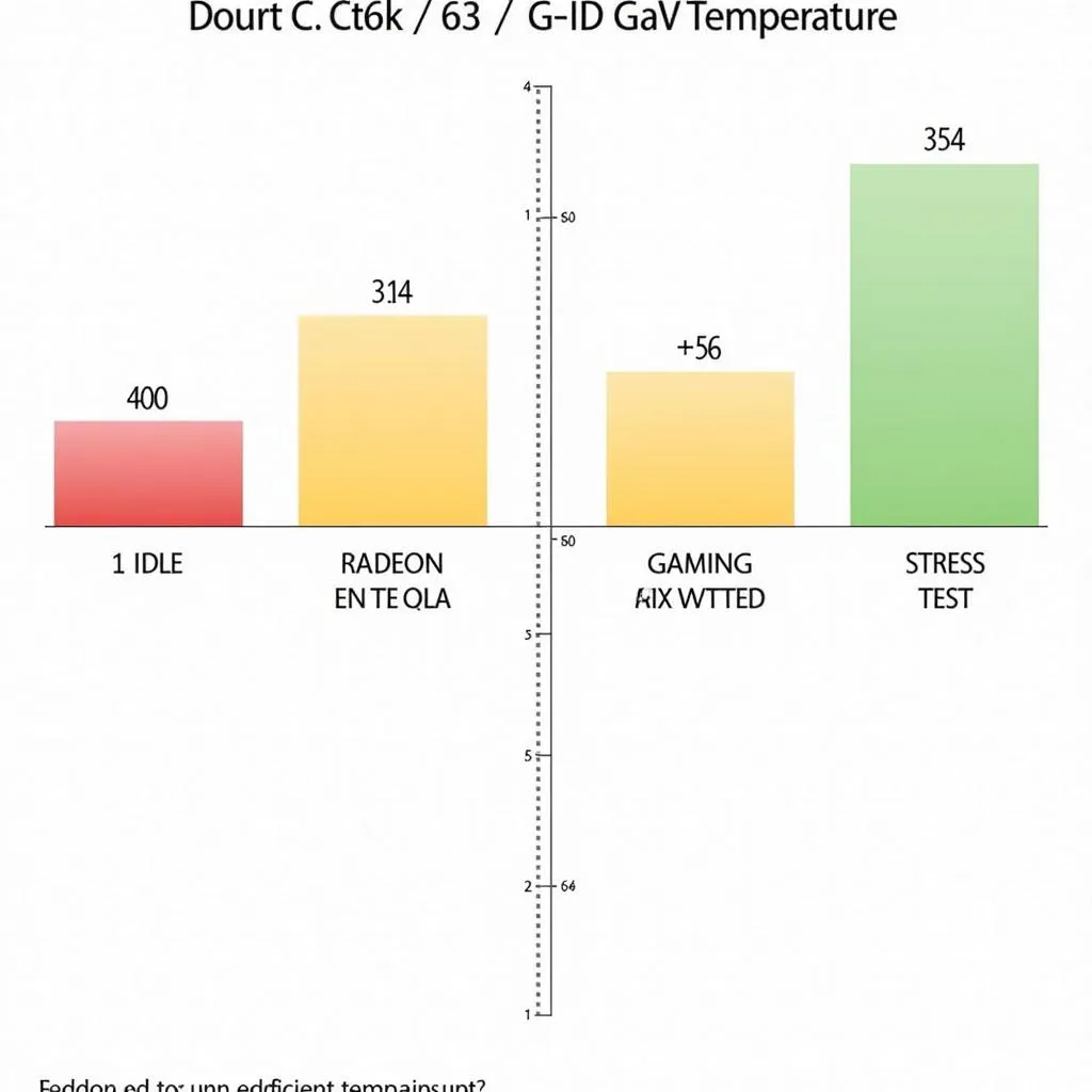 Biểu đồ so sánh mức tiêu thụ điện năng và nhiệt độ hoạt động của Radeon RX 460 và GTX 1050