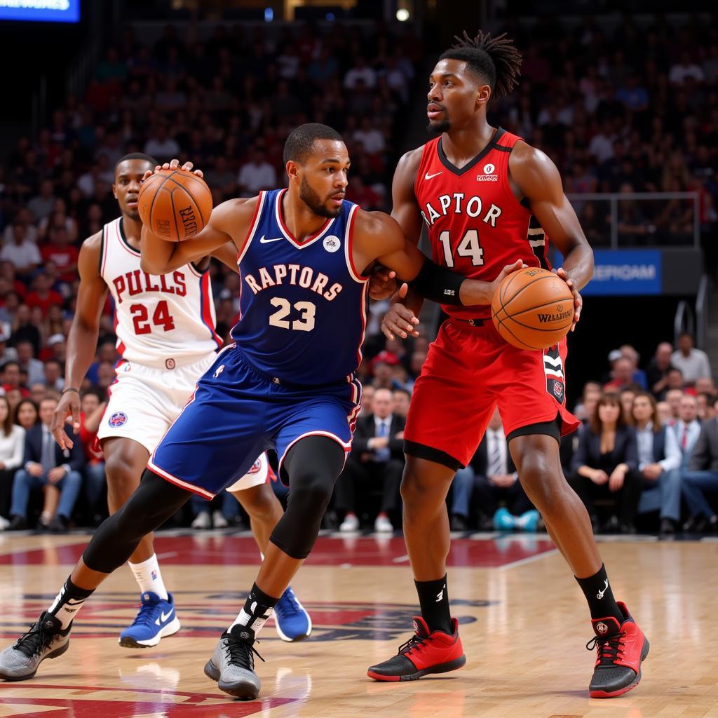 Raptors và 76ers đối đầu nảy lửa