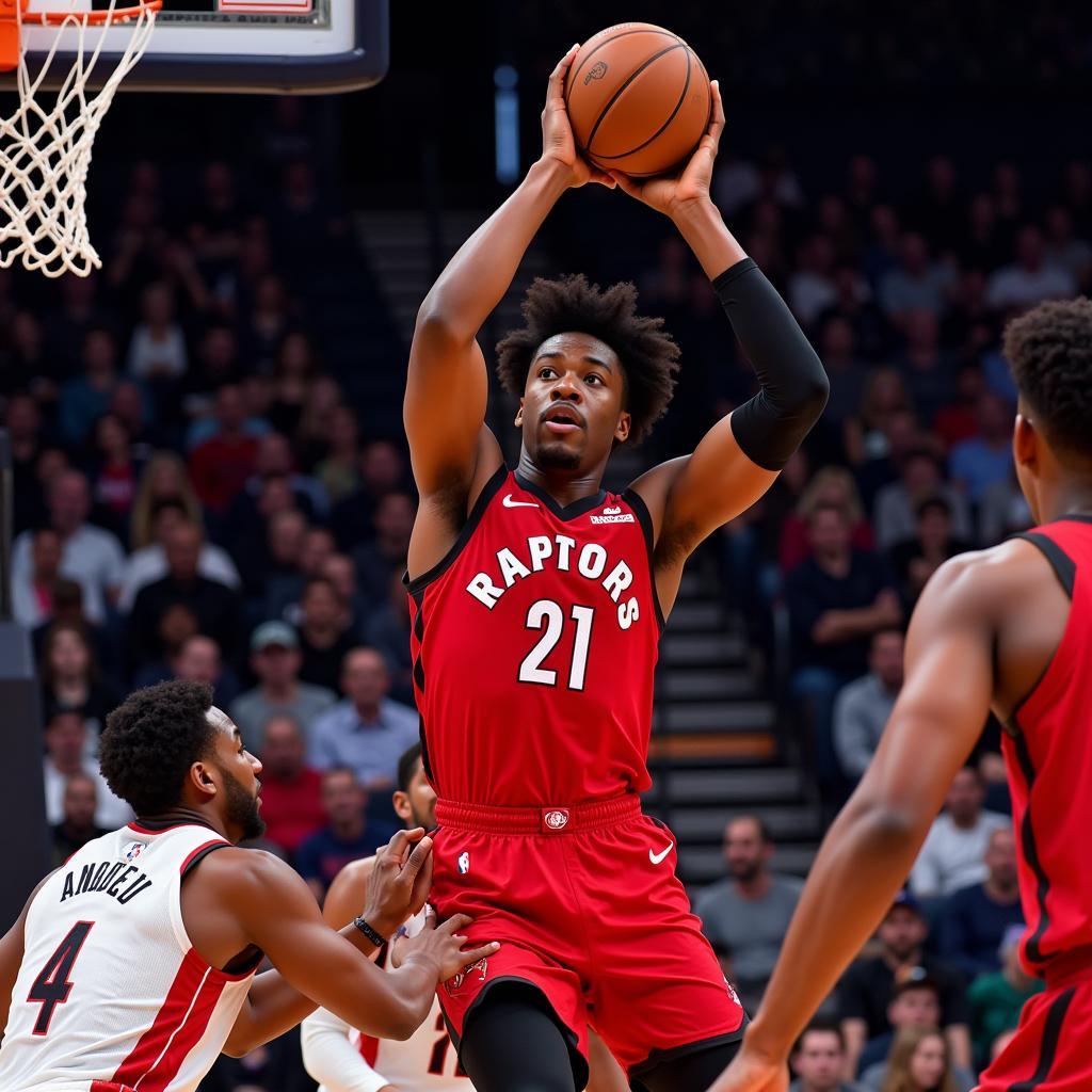 OG Anunoby ghi điểm cho Toronto Raptors