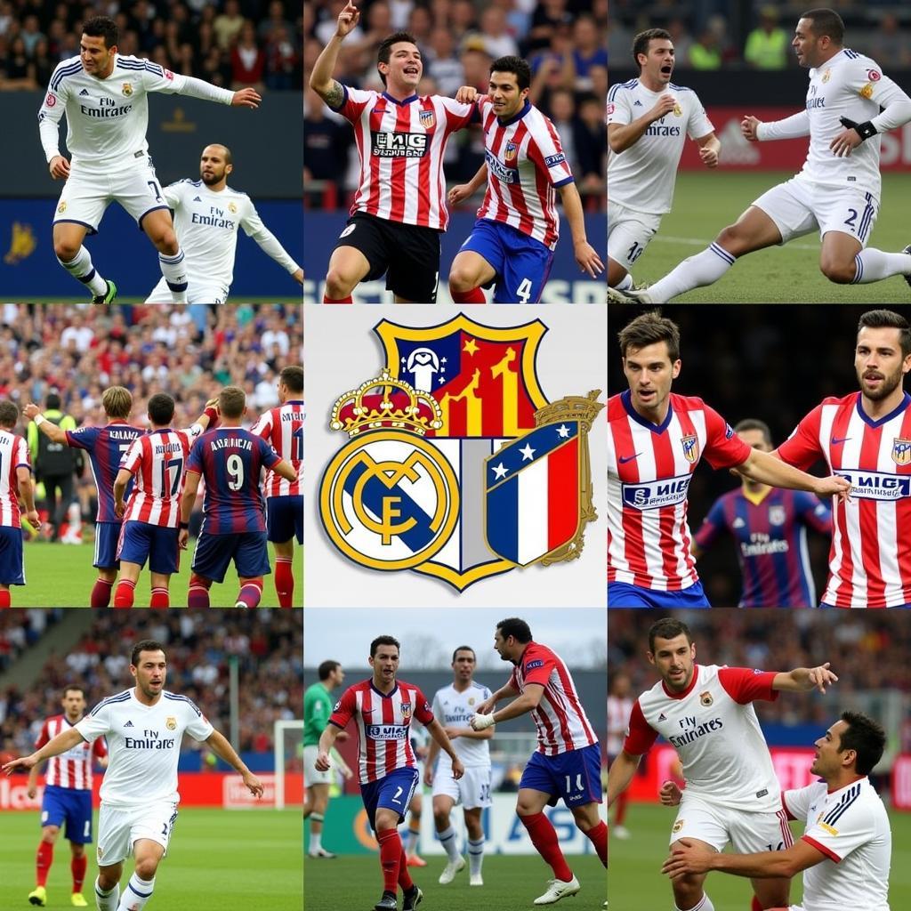 Những trận cầu đỉnh cao giữa Real Madrid và Atletico Madrid