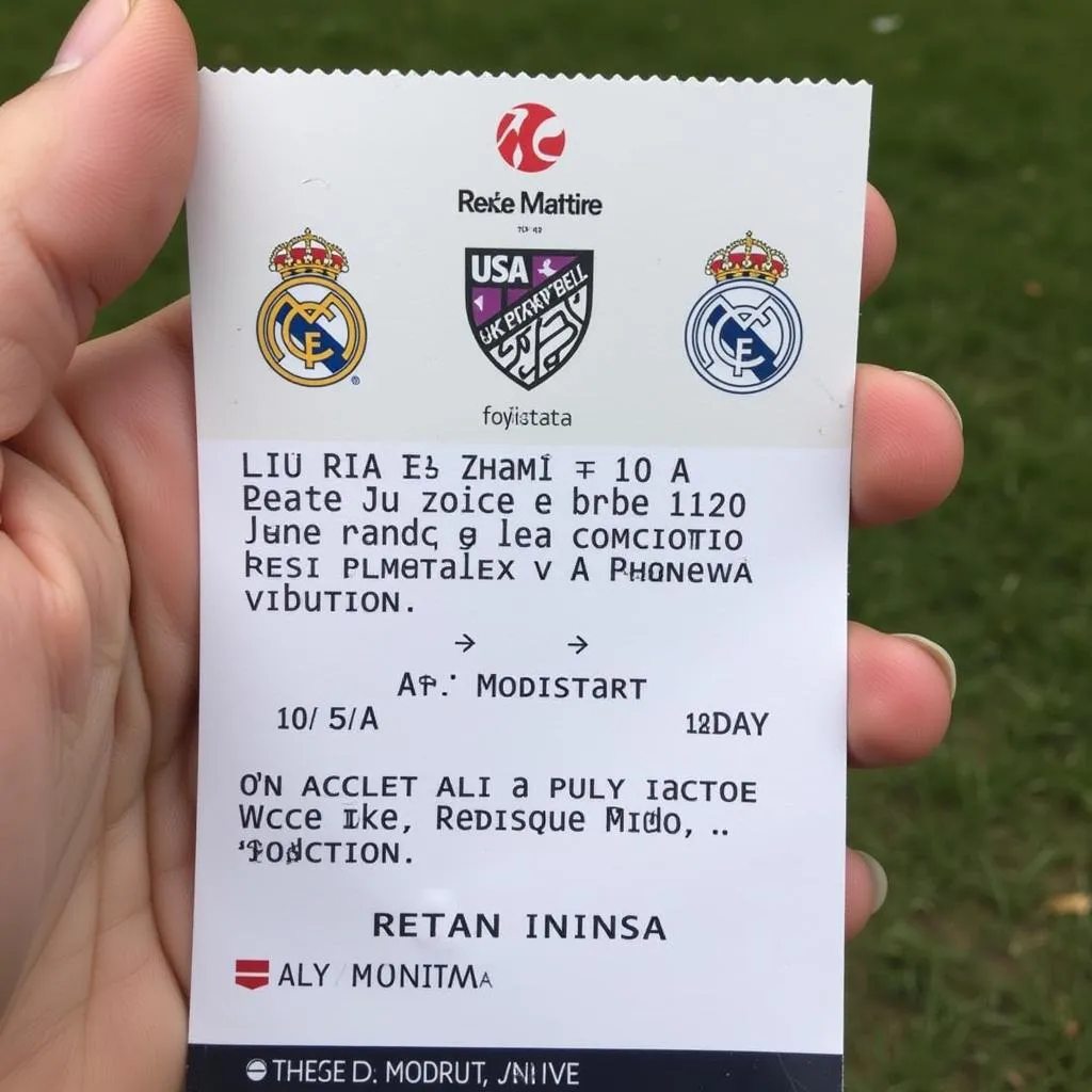 Vé xem trận Real Madrid vs Atletico