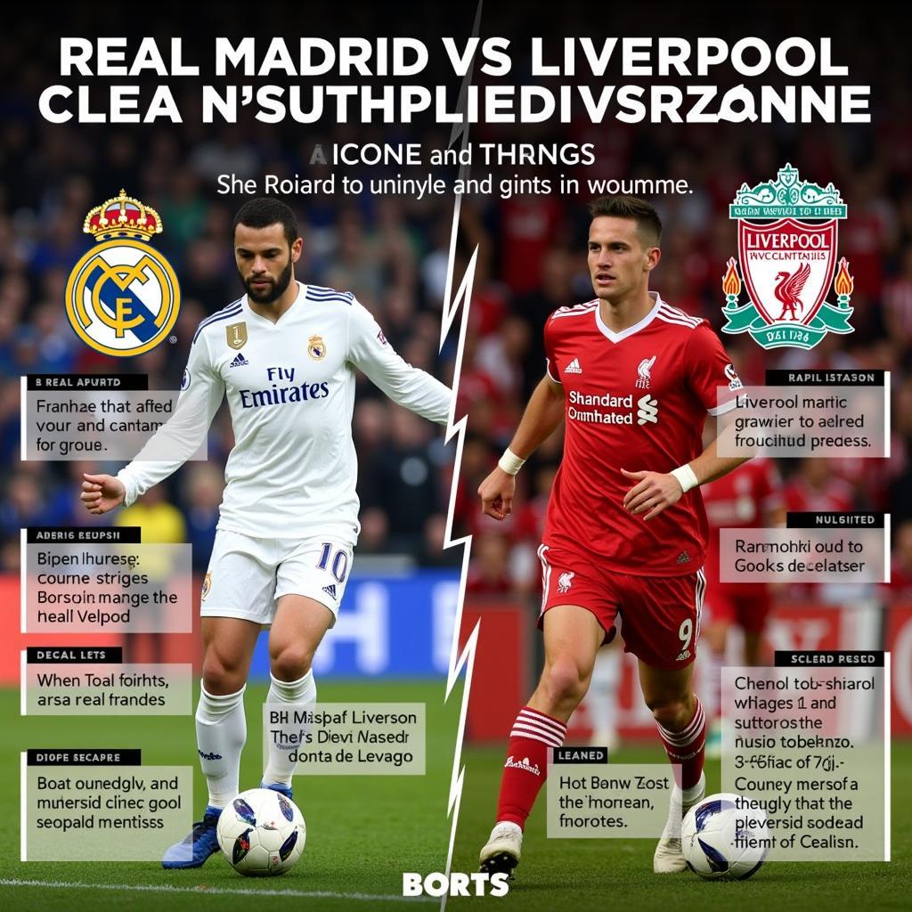 Real Madrid vs Liverpool đối đầu