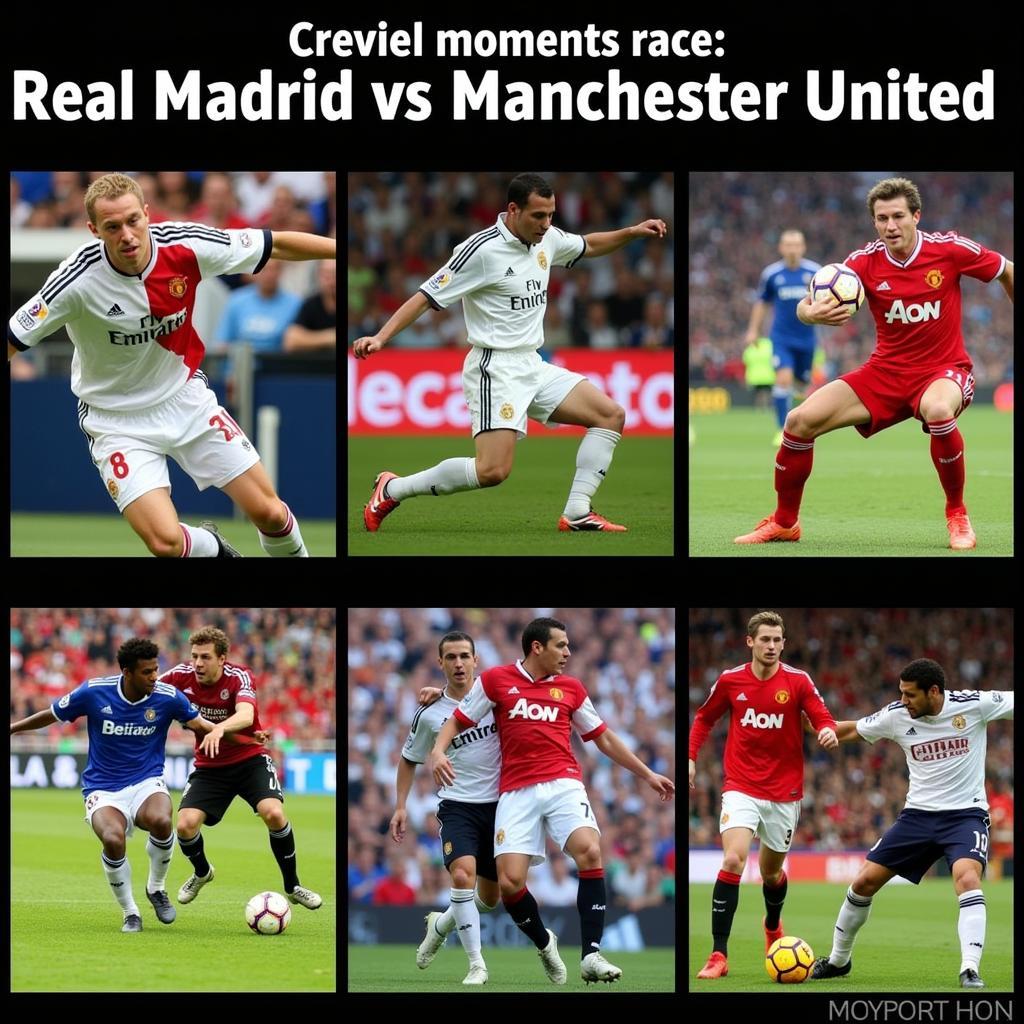 Real Madrid vs MU khoảnh khắc đáng nhớ