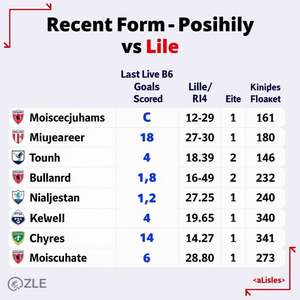 Reims vs Lille: Phong độ gần đây